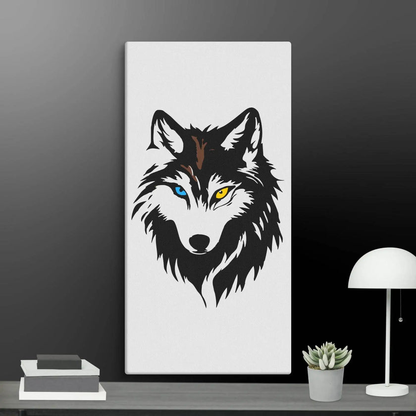 Cool Wolf Wall Art Canvas - STYLISHOUR