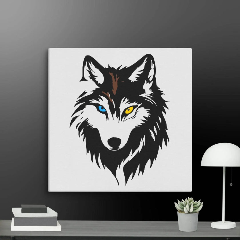 Cool Wolf Wall Art Canvas - STYLISHOUR
