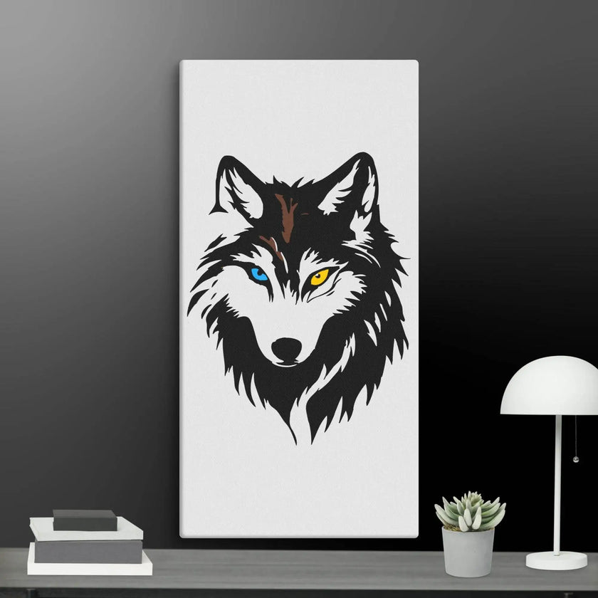 Cool Wolf Wall Art Canvas - STYLISHOUR