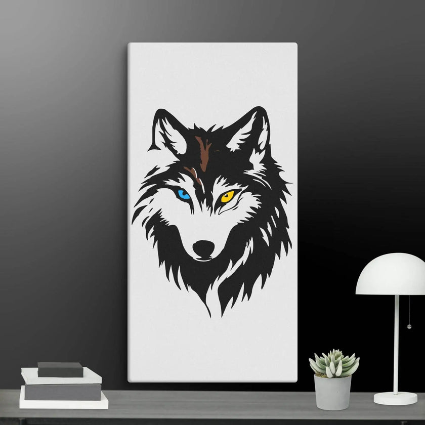Cool Wolf Wall Art Canvas - STYLISHOUR