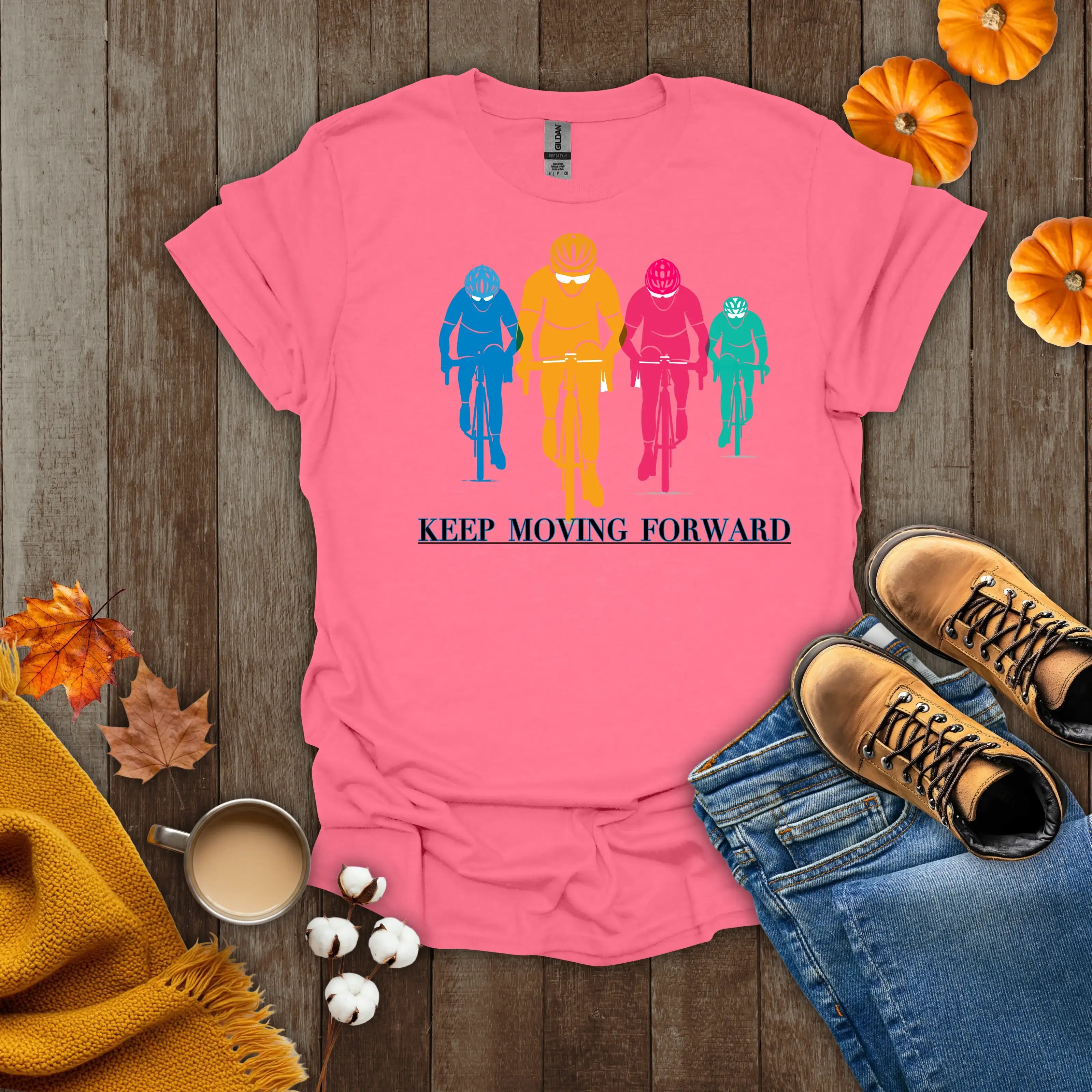 Keep Moving Forward Cycling T-Shirt