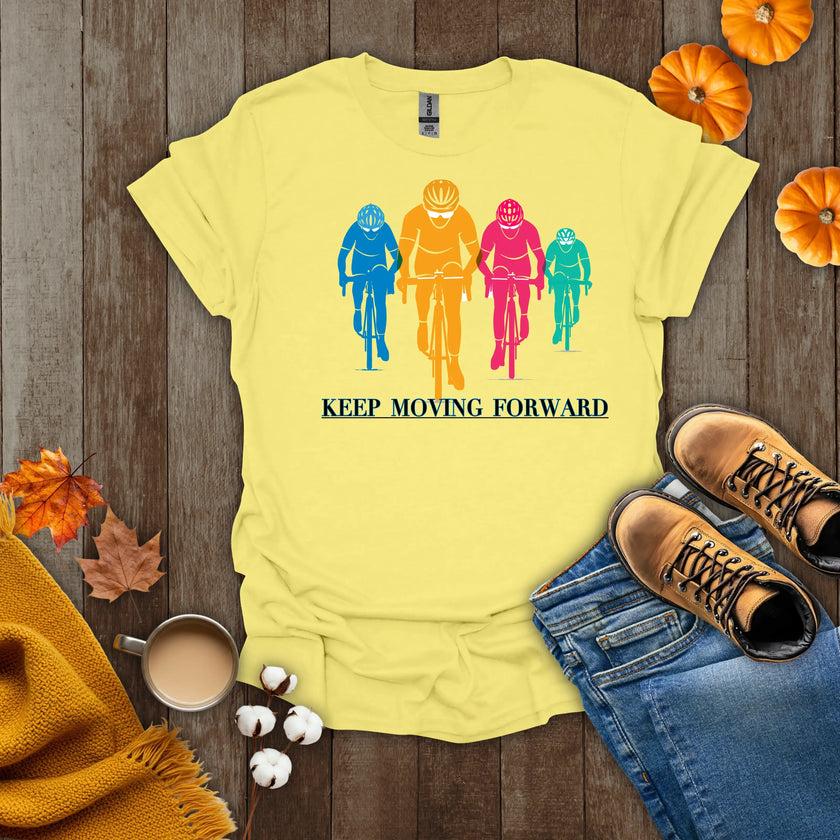 Keep Moving Forward Cycling T-Shirt