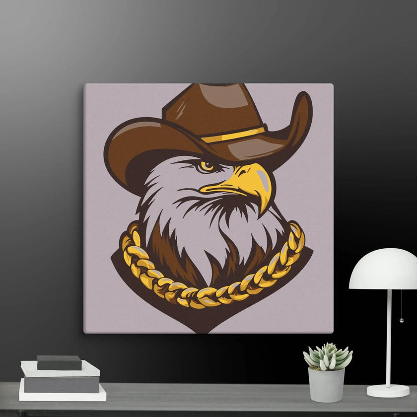 Eagle Boss Wall Art Canvas - STYLISHOUR