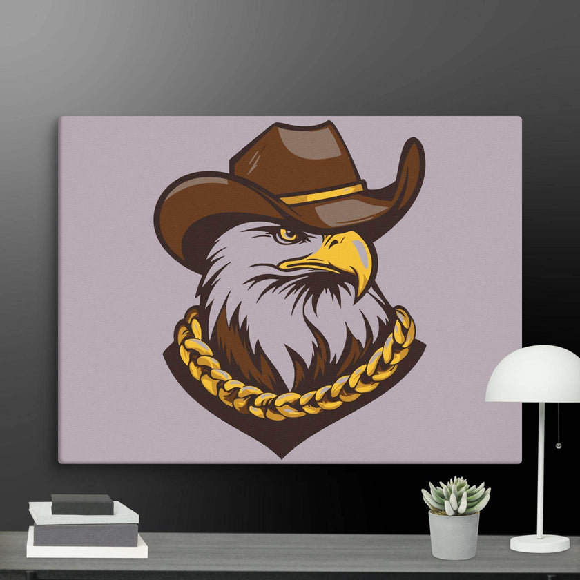 Eagle Boss Wall Art Canvas - STYLISHOUR