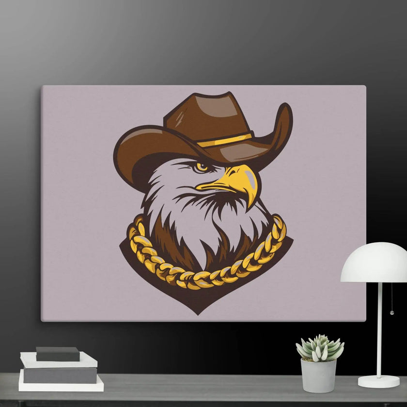 Eagle Boss Wall Art Canvas - STYLISHOUR