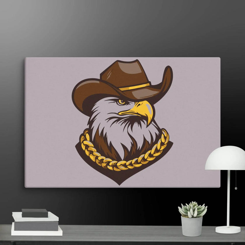 Eagle Boss Wall Art Canvas - STYLISHOUR