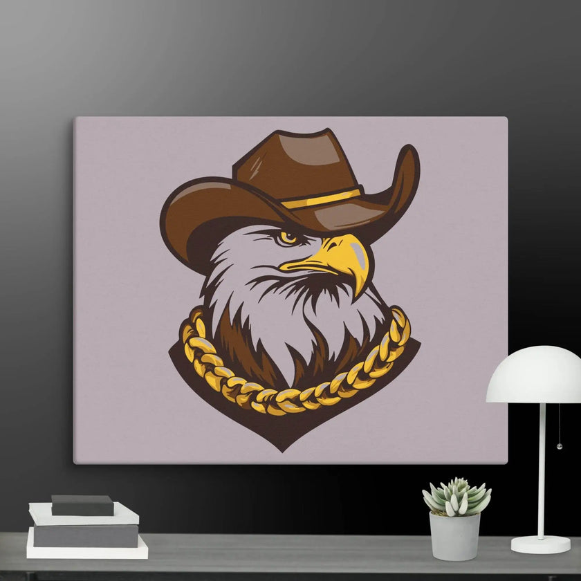 Eagle Boss Wall Art Canvas - STYLISHOUR