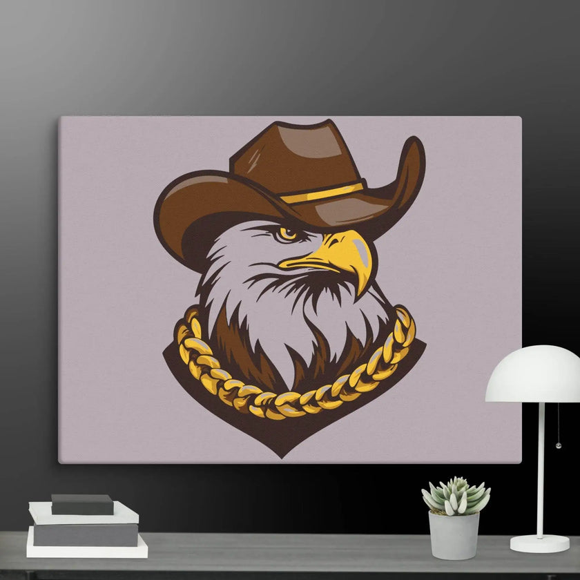 Eagle Boss Wall Art Canvas - STYLISHOUR
