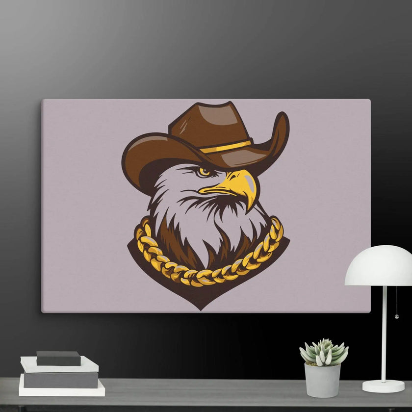 Eagle Boss Wall Art Canvas - STYLISHOUR