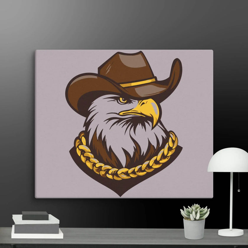 Eagle Boss Wall Art Canvas - STYLISHOUR