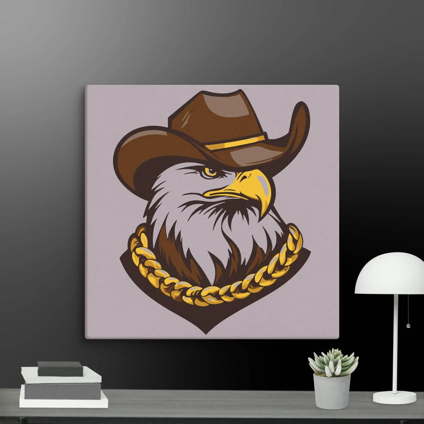 Eagle Boss Wall Art Canvas - STYLISHOUR