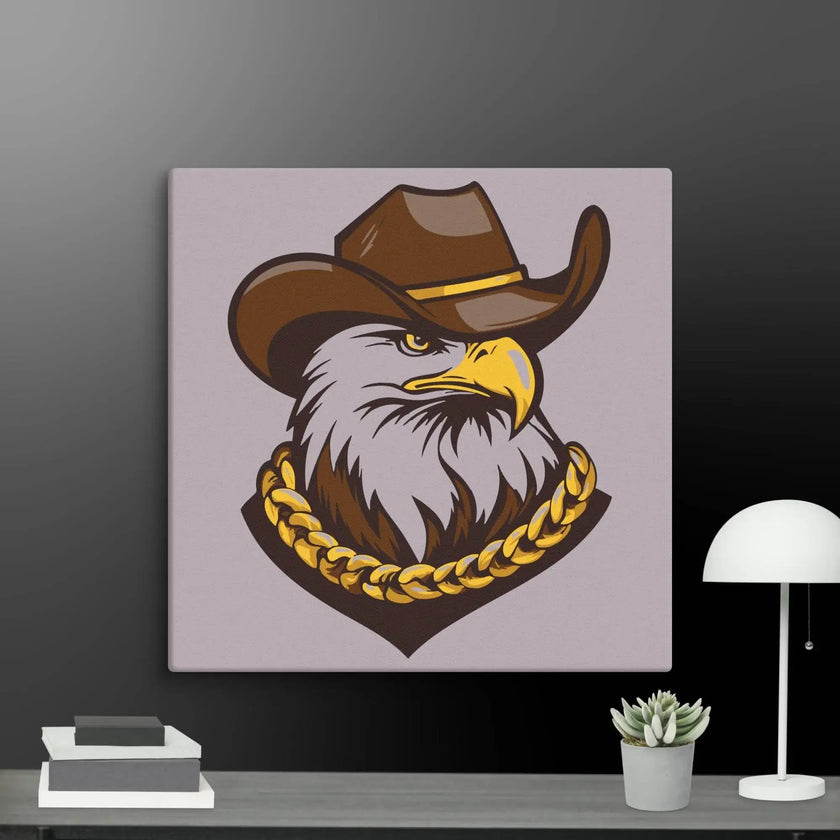 Eagle Boss Wall Art Canvas - STYLISHOUR
