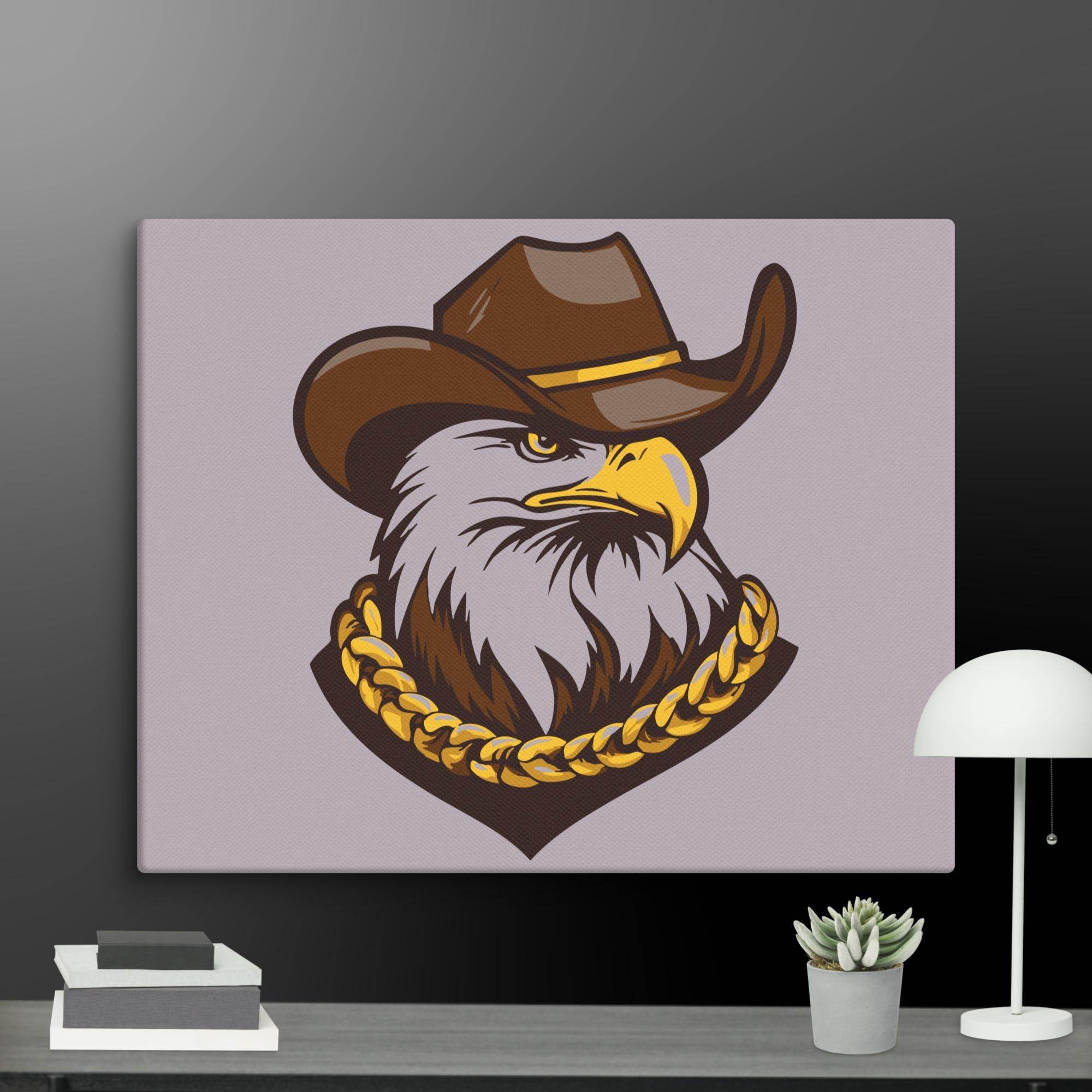 Eagle Boss Wall Art Canvas - STYLISHOUR