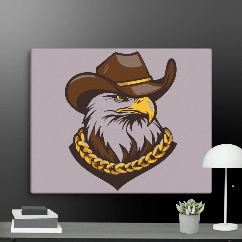 Eagle Boss Wall Art Canvas - STYLISHOUR