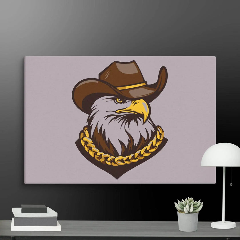Eagle Boss Wall Art Canvas - STYLISHOUR