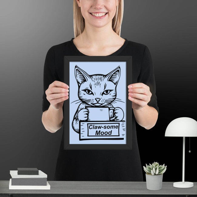 Awesome Mood Framed matte paper poster - STYLISHOUR