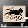 Jumping Cat Framed matte paper poster - STYLISHOUR