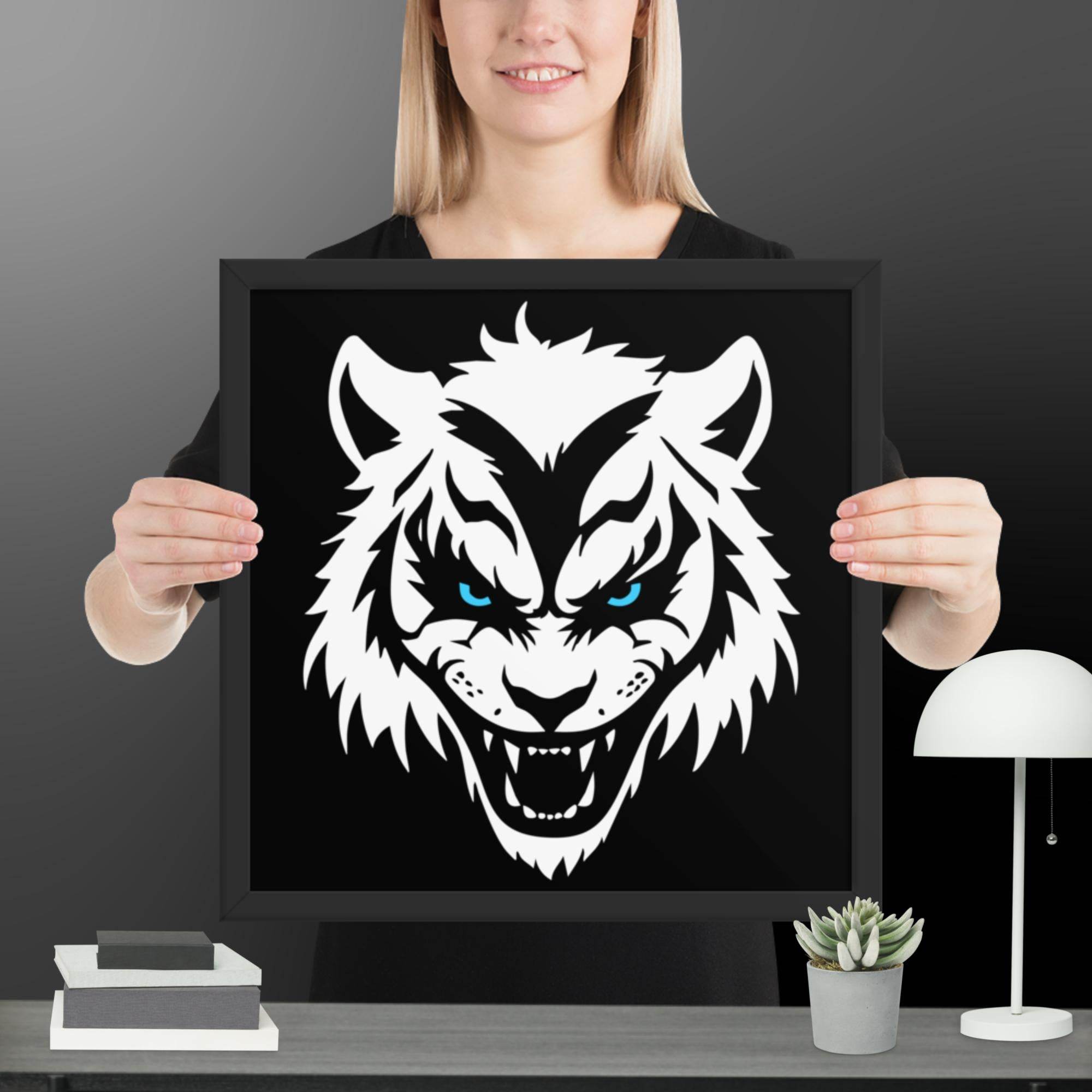 Fusion of Chaos and Power Framed poster - STYLISHOUR
