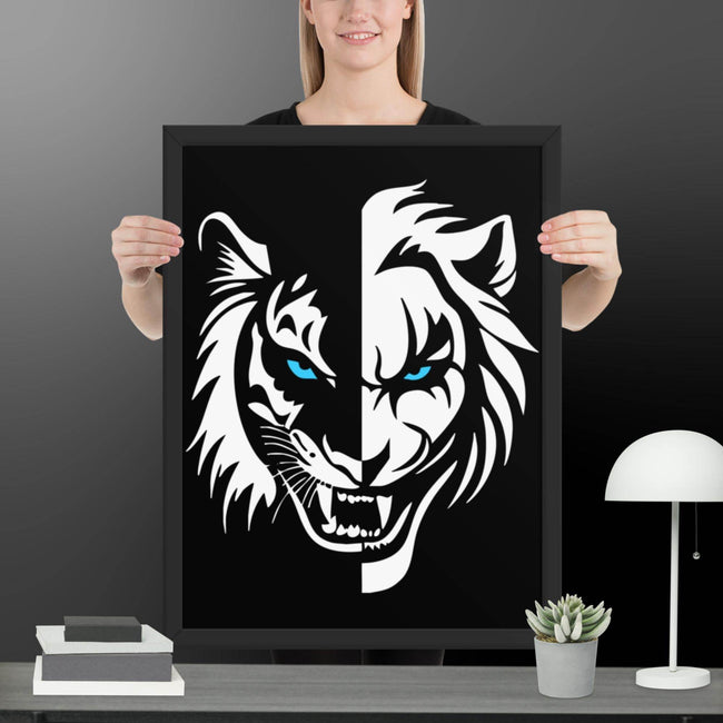Roar & Madness Wall Art Framed Poster - STYLISHOUR