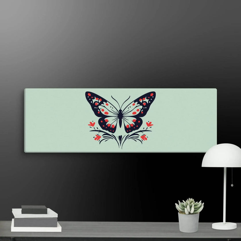 Floral Butterfly Wall Art Canvas - STYLISHOUR