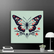 Floral Butterfly Wall Art Canvas - STYLISHOUR