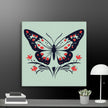 Floral Butterfly Wall Art Canvas - STYLISHOUR
