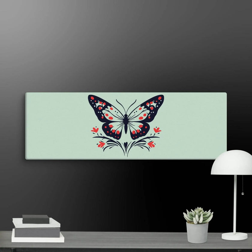 Floral Butterfly Wall Art Canvas - STYLISHOUR