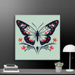 Floral Butterfly Wall Art Canvas - STYLISHOUR
