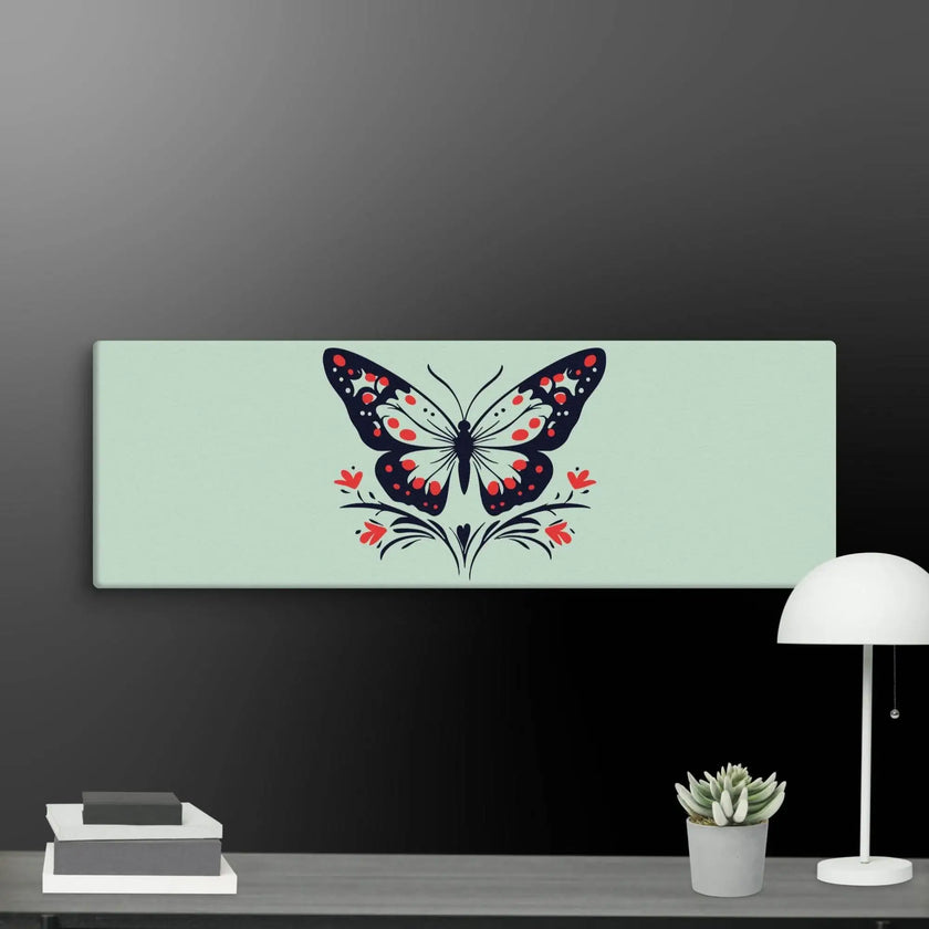 Floral Butterfly Wall Art Canvas - STYLISHOUR