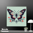 Floral Butterfly Wall Art Canvas - STYLISHOUR