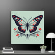 Floral Butterfly Wall Art Canvas - STYLISHOUR