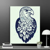 Floral Eagle Wall Decor Canvas - STYLISHOUR