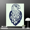 Floral Eagle Wall Decor Canvas - STYLISHOUR