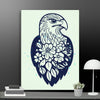 Floral Eagle Wall Decor Canvas - STYLISHOUR