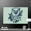 Floral Hawk Wall Art Canvas - STYLISHOUR