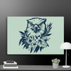 Floral Hawk Wall Art Canvas - STYLISHOUR