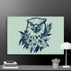 Floral Hawk Wall Art Canvas - STYLISHOUR