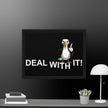 Deal with it Duck Framed canvas - STYLISHOUR