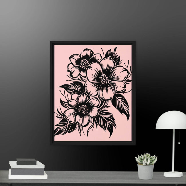 Flower Framed canvas - STYLISHOUR