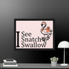 I See Flamingo Framed canvas - STYLISHOUR