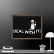 Deal with it Duck Framed canvas - STYLISHOUR