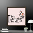 I See Flamingo Framed canvas - STYLISHOUR