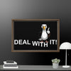 Deal with it Duck Framed canvas - STYLISHOUR