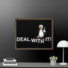 Deal with it Duck Framed canvas - STYLISHOUR