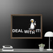 Deal with it Duck Framed canvas - STYLISHOUR