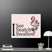 I See Flamingo Framed canvas - STYLISHOUR
