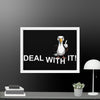 Deal with it Duck Framed canvas - STYLISHOUR