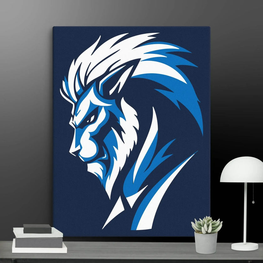 Gentle Man Lion Wall Art Canvas - STYLISHOUR