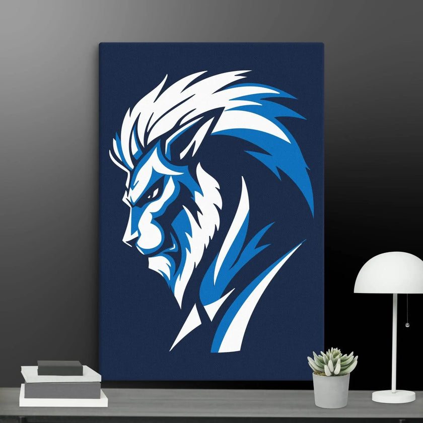 Gentle Man Lion Wall Art Canvas - STYLISHOUR