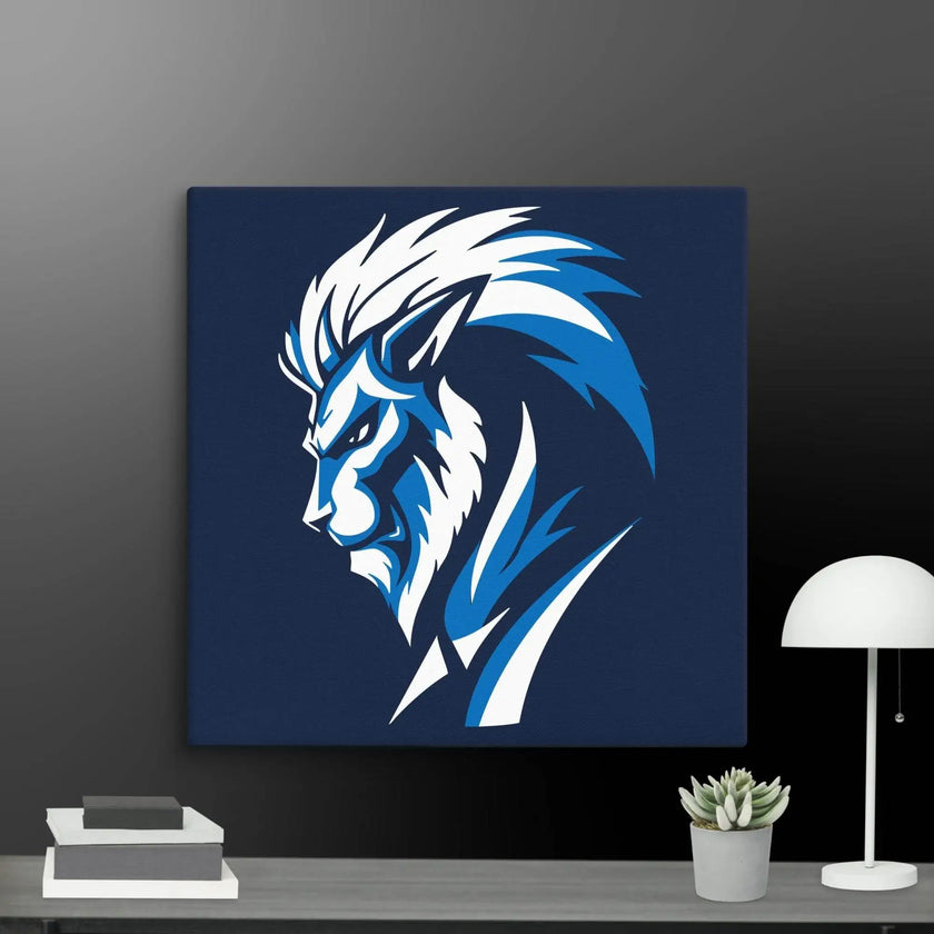 Gentle Man Lion Wall Art Canvas - STYLISHOUR